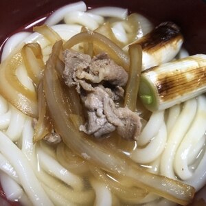 簡単　豚肉とたまねぎのうどん